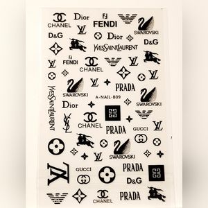 NWT Nail Art Design XL Stickers N°027!